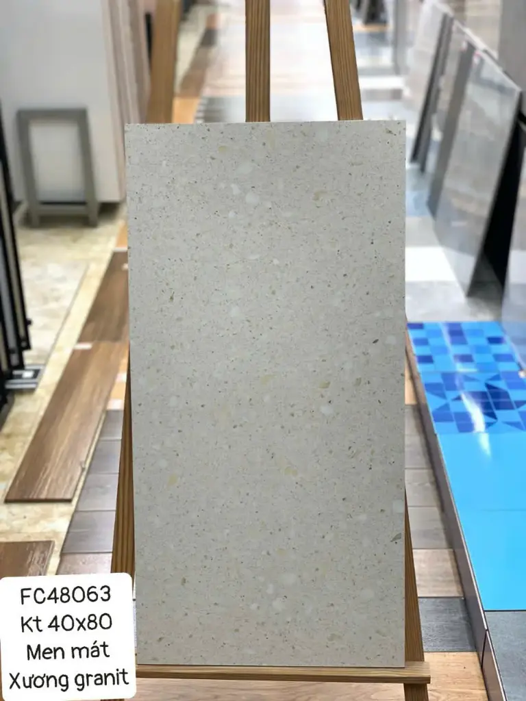 [FC48063] Gạch terazzo 40x80cm men matt xương Porcelain FC48063