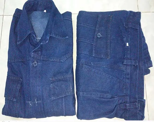 [DSC-QABH-001] Quần Áo Bảo Hộ Jeans Cho Thợ Hàn Thợ Điện