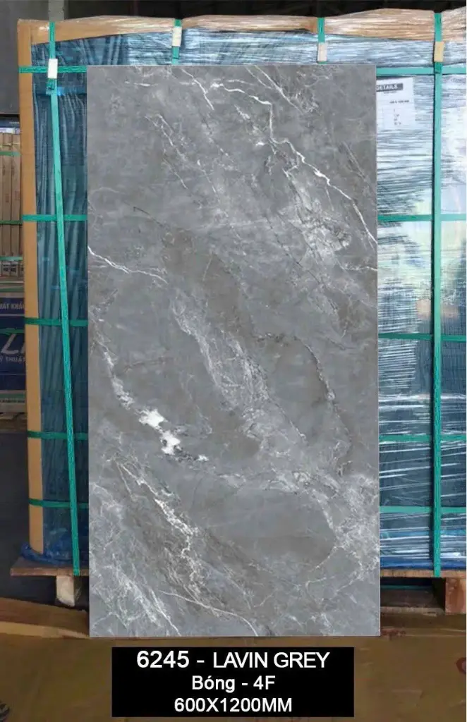 [DSC-Levin Grey 6245] Gạch lát nền Ấn Độ, Kt 600x1200mm, Mã Levin Grey 6245