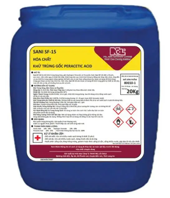 [DSC-CKTPA153] CHẤT KHỬ TRÙNG GỐC PERACETIC AXIT SAN-PA153