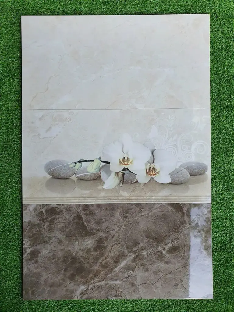 [DSC-UB3904] Gạch ốp nâu bóng vân đá KT 300x600mm mã UB3904