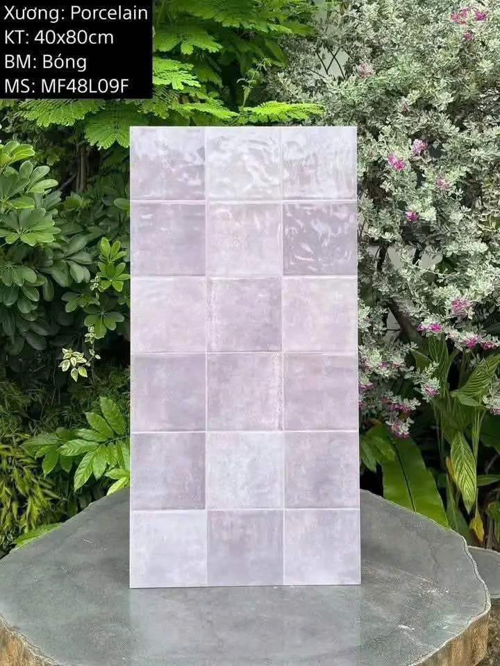 [DSC-MF48L09F] Gạch Trang Trí Giả Thẻ Men bóng, KT 400x800mm, mã MF48L09F (8v/hộp/1.92m2)