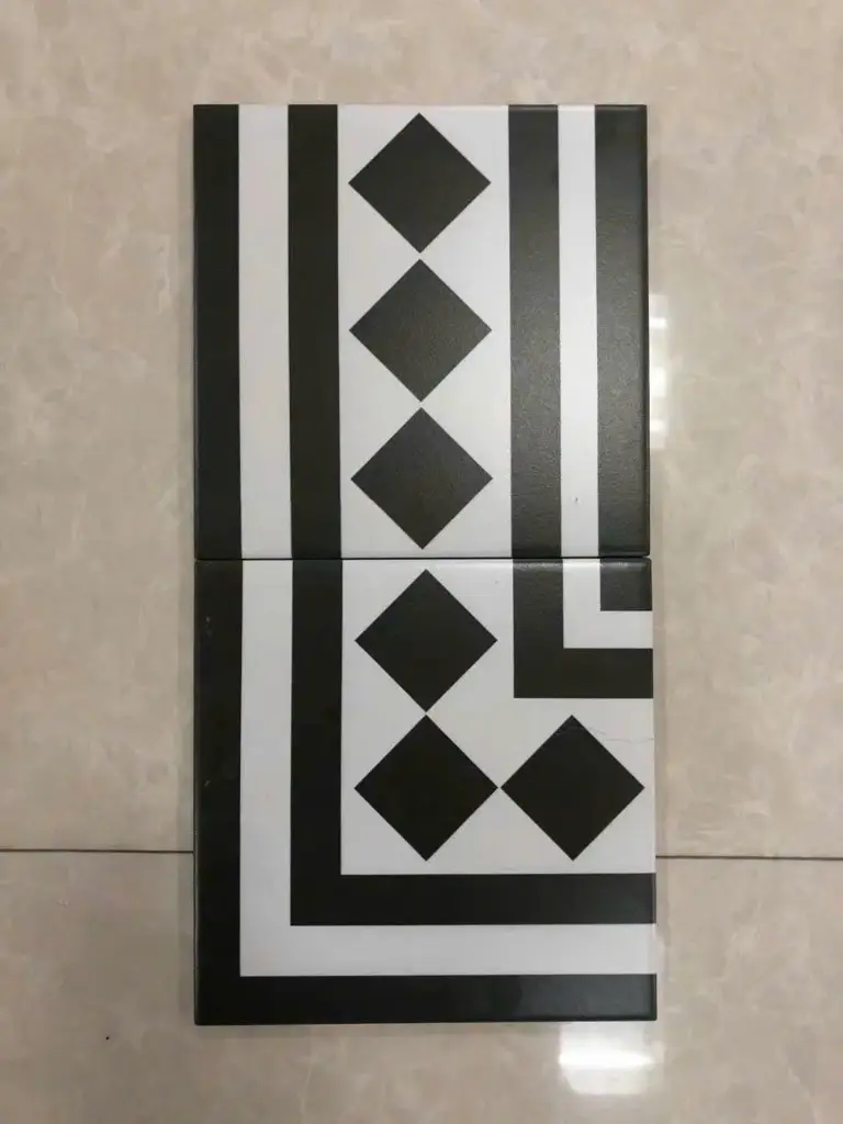 [DSC-DC290] Gạch bông viền góc, KT 200x200mm, mã DC290 (25v/thùng/1m2)
