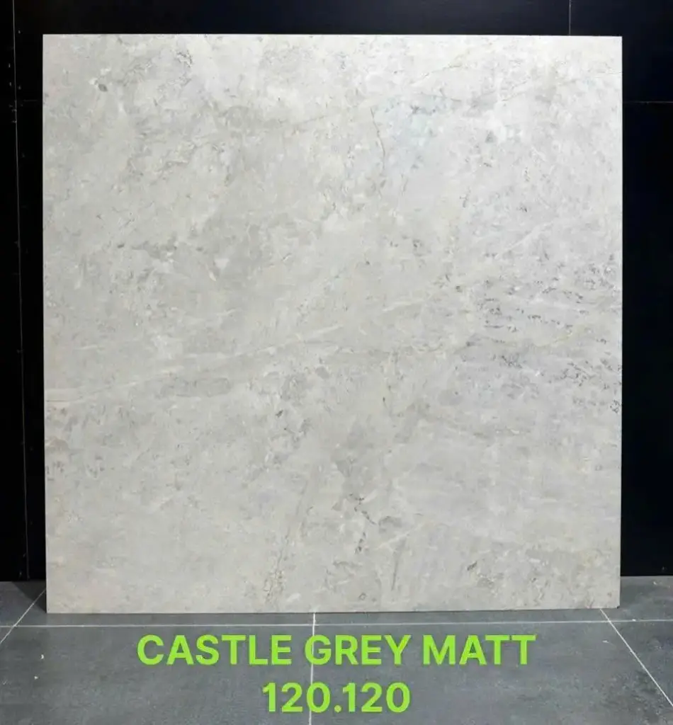 [DSC-CASTLE GREY MATT] Gạch ốp lát xám mờ, KT 1200x1200mm, mã CASTLE GREY MATT (2v/thùng/2.88m2)
