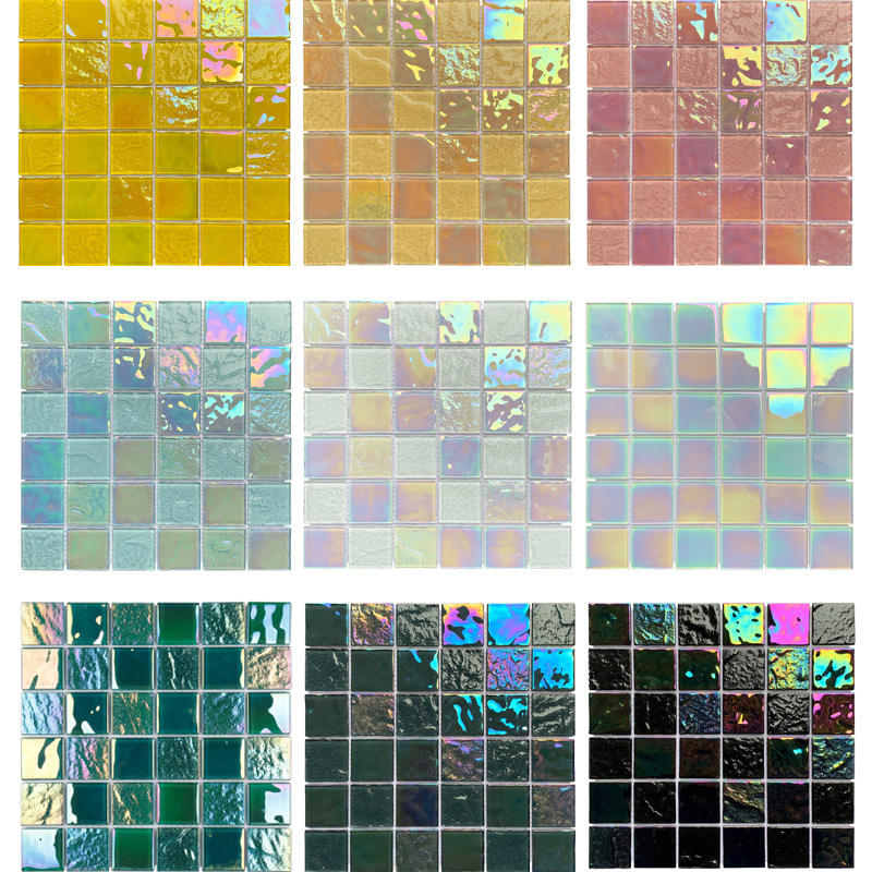 [DSC-2607-95511] Gạch Mosaic Thủy Tinh Iridescent 300x300mm MyWall GM25Z01