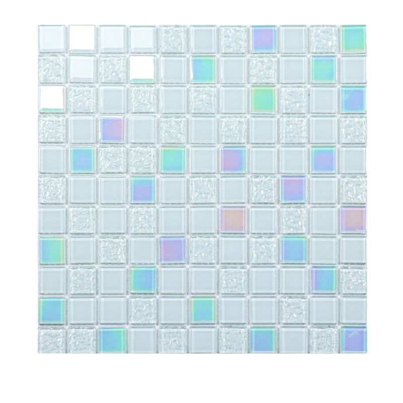 [DSC-2607-80798] Gạch Mosaic Thủy Tinh Bể Bơi SUNNDA SDM222 - 300x300mm