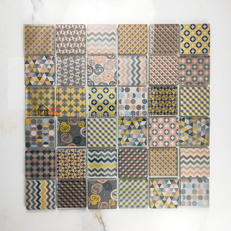 [DSC-2607-12548] Gạch Mosaic Thủy Tinh PANTILE PT308MS 300x300mm Trang Trí Nội Thất
