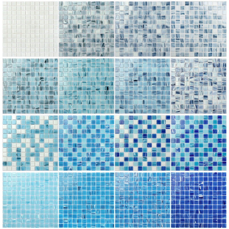 [DSC-2607-71981] Gạch Mosaic Thủy Tinh Nóng Chảy GNT cho Bể Bơi - Giá Nhà Máy