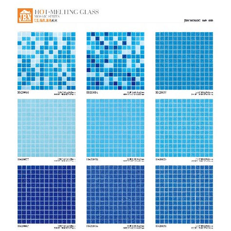 [DSC-2607-30741] Gạch Mosaic Thủy Tinh Nóng Chảy JBN H420112 - Ốp Lát Bể Bơi Hiện Đại