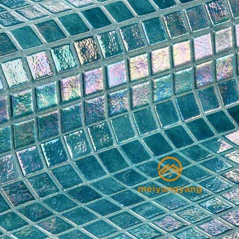 [DSC-2607-39781] Gạch mosaic thủy tinh vitreous ốp lát hồ bơi, tường và sàn phòng tắm, khách sạn