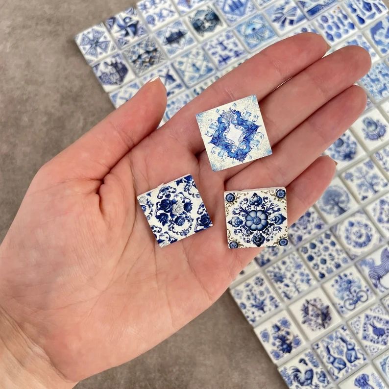[DSC-2607-85923] Gạch Mosaic Sứ Miniature EF 23x23mm Phong Cách Rustic Vintage