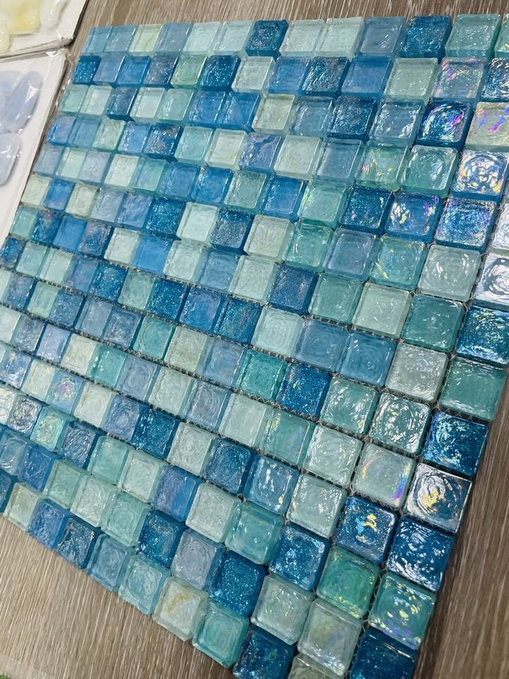 [DSC-2607-10804] Gạch mosaic KMGSTONE hiện đại bằng đá, kính, ceramic cho hồ bơi, phòng tắm và khách sạn