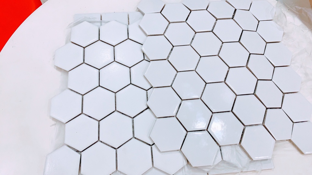 [DSC-2608-42919] Gạch Mosaic Gốm Sứ Lục Giác G7007