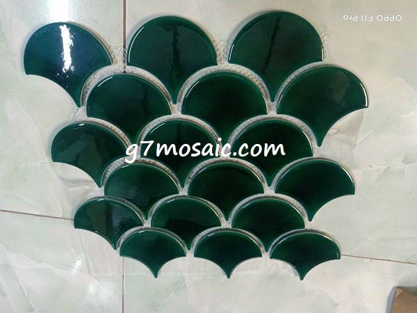 [DSC-2608-81167] Gạch Mosaic Vảy Cá G7015