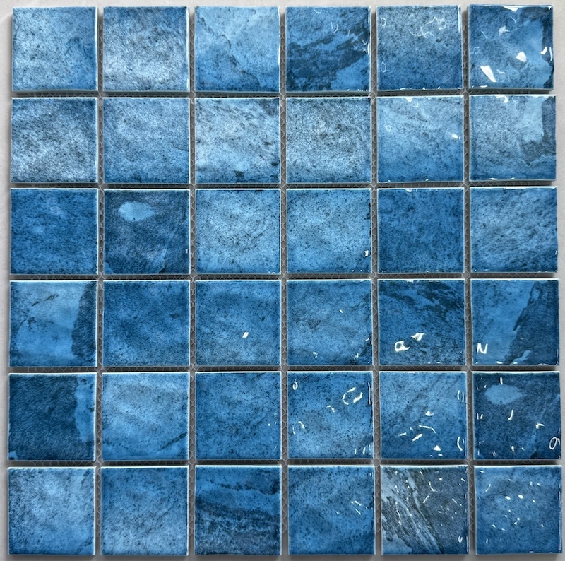 [DSC-2608-54510] Gạch Mosaic Gốm Sứ Xanh Dương Gợn Sóng MHG 926