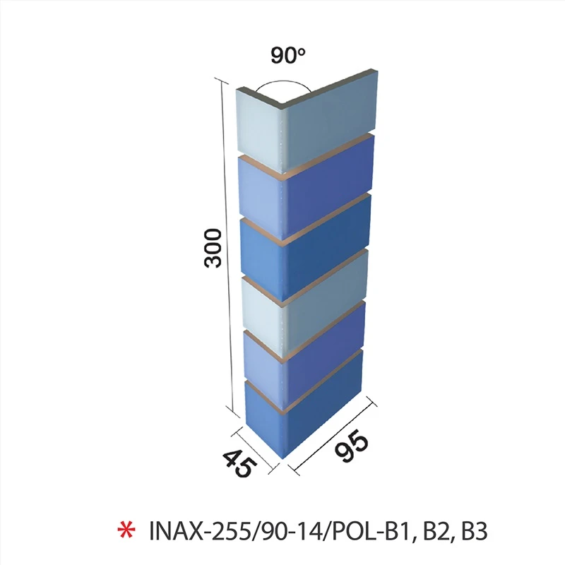 [DSC-2608-25585] Gạch hồ bơi Inax 255/90-14/ POL-B1