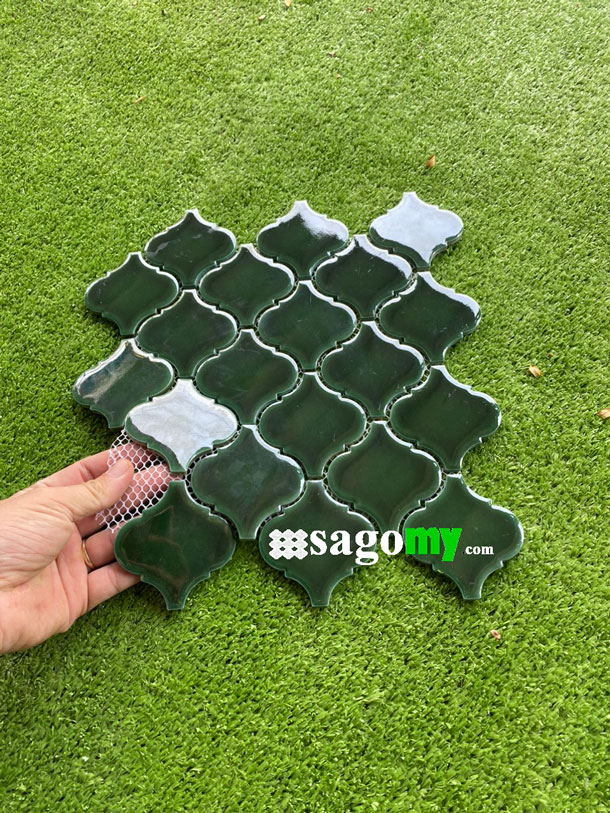 [DSC-2608-96259] Gạch Lồng Đen Xanh Lá