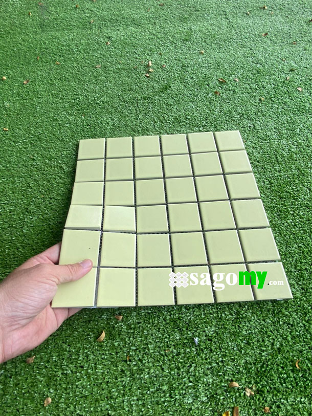[DSC-2608-74187] Gạch Vuông Vàng Nhạt Mờ