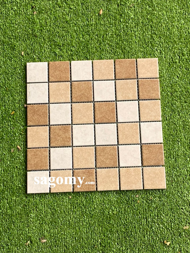 [DSC-2608-63911] Gạch Mosaic Hỗn Hợp Vàng Nâu