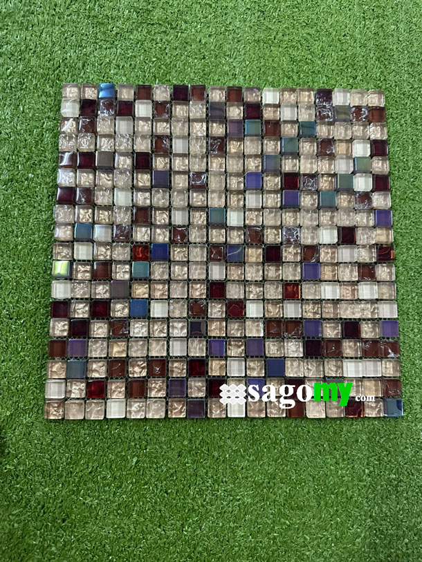 [DSC-2608-17822] Gạch Thủy Tinh Mosaic Hỗn Hợp Cổ Điển