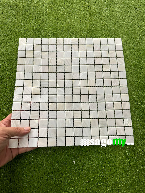 [DSC-2608-81599] Gạch Vỏ Trai Xà Cừ Màu Trắng