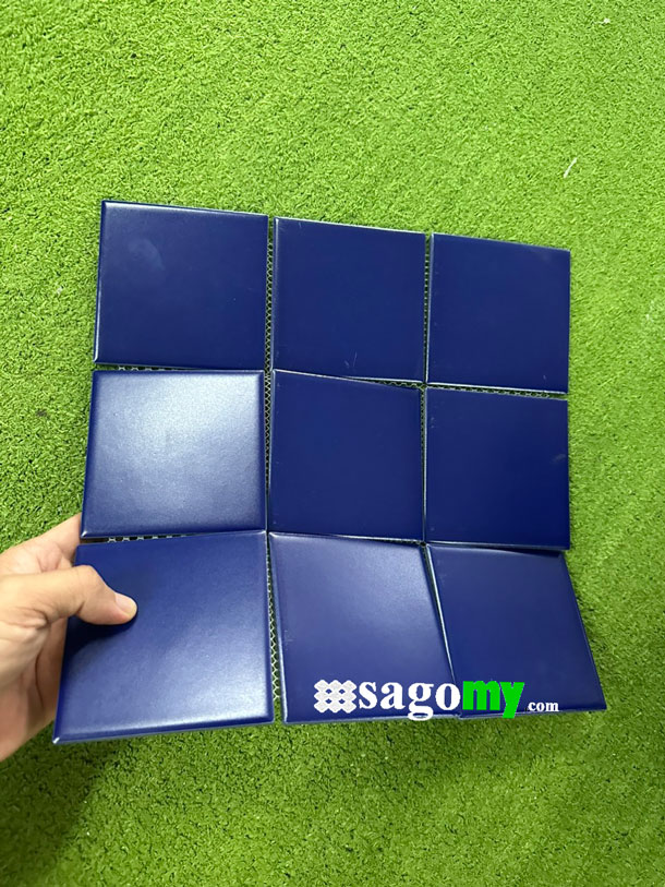 [DSC-2608-19043] Gạch Vuông 100x100 MM Màu Xanh Dương Mờ Mosaic