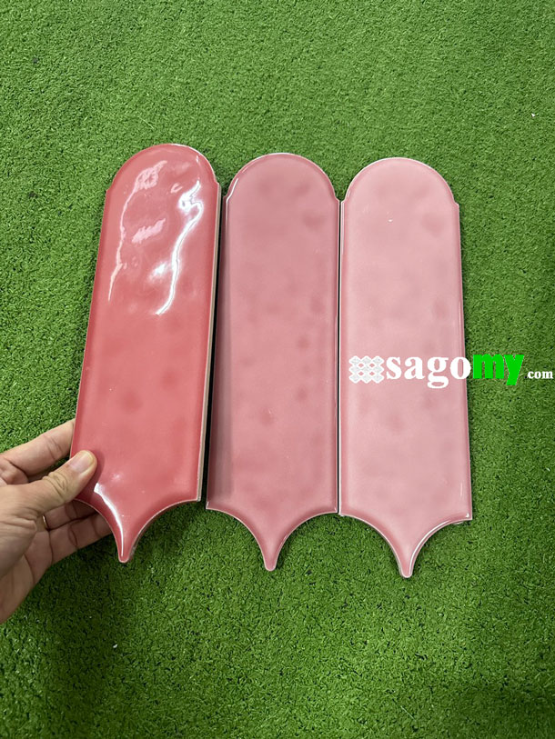 [DSC-2608-22725] Gạch Lông Vũ Màu Hồng Đậm Nhạt Hỗn Hợp