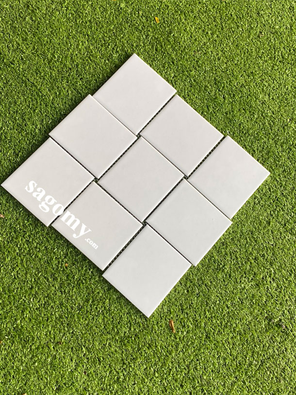 [DSC-2608-94067] Gạch Mosaic Màu Trắng Ốp Bếp
