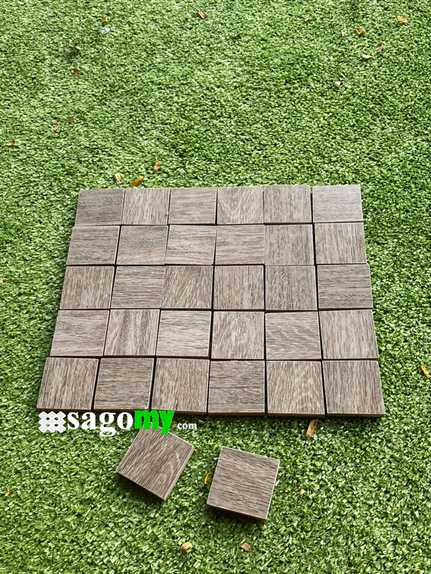 [DSC-2608-52656] Gạch Mosaic Vân Gỗ Xám