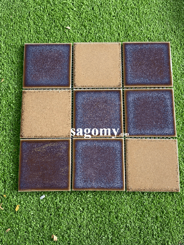 [DSC-2608-60798] Gạch Mosaic 10x10 Cm Hỗn Hơp Nâu Bóng