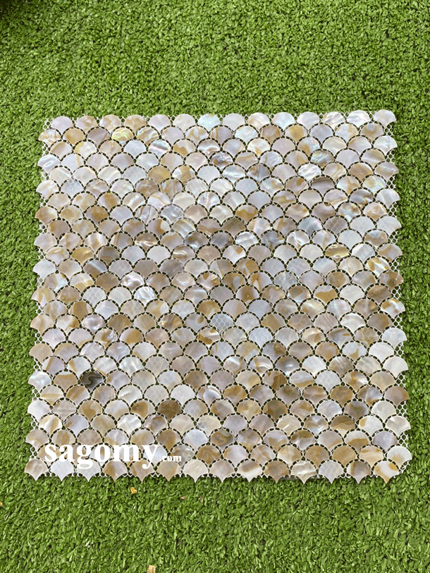 [DSC-2608-30669] Gạch Vảy Cá Vỏ Trai Ngọc