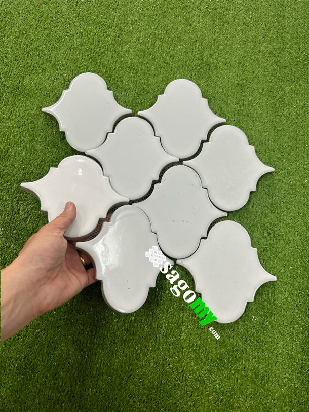 [DSC-2608-24633] Gạch Lồng Đèn Trắng Men Bóng