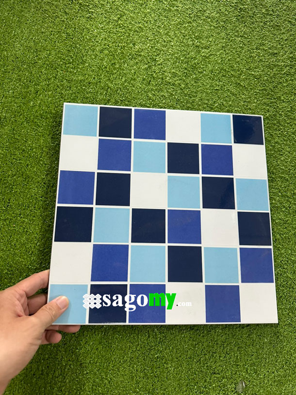 [DSC-2608-60814] Gạch 30x30 Cm Giả Mosaic Cho Hồ Bơi - Hồ Cá