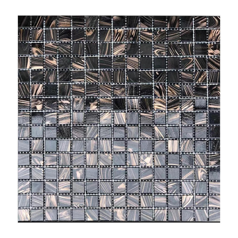 [DSC-2607-83554] Gạch mosaic kính vuông mini ánh xà cừ DS MOSAIC DSSPGH48097 dày 4 mm