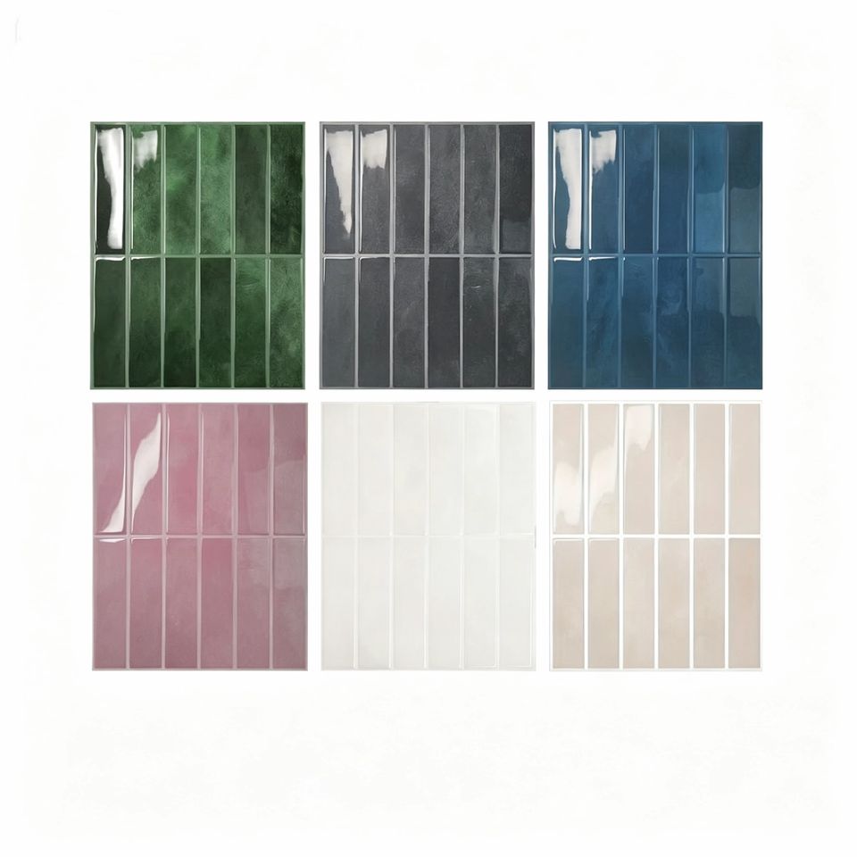 [DSC-2607-89182] Gạch Mosaic Dán Tường Subway Tile Bóng JUNHAN 3D Wall Sticker