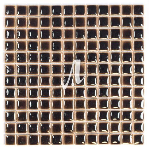 [DSC-2607-90446] Gạch mosaic vuông nâu đậm 2.3x2.3