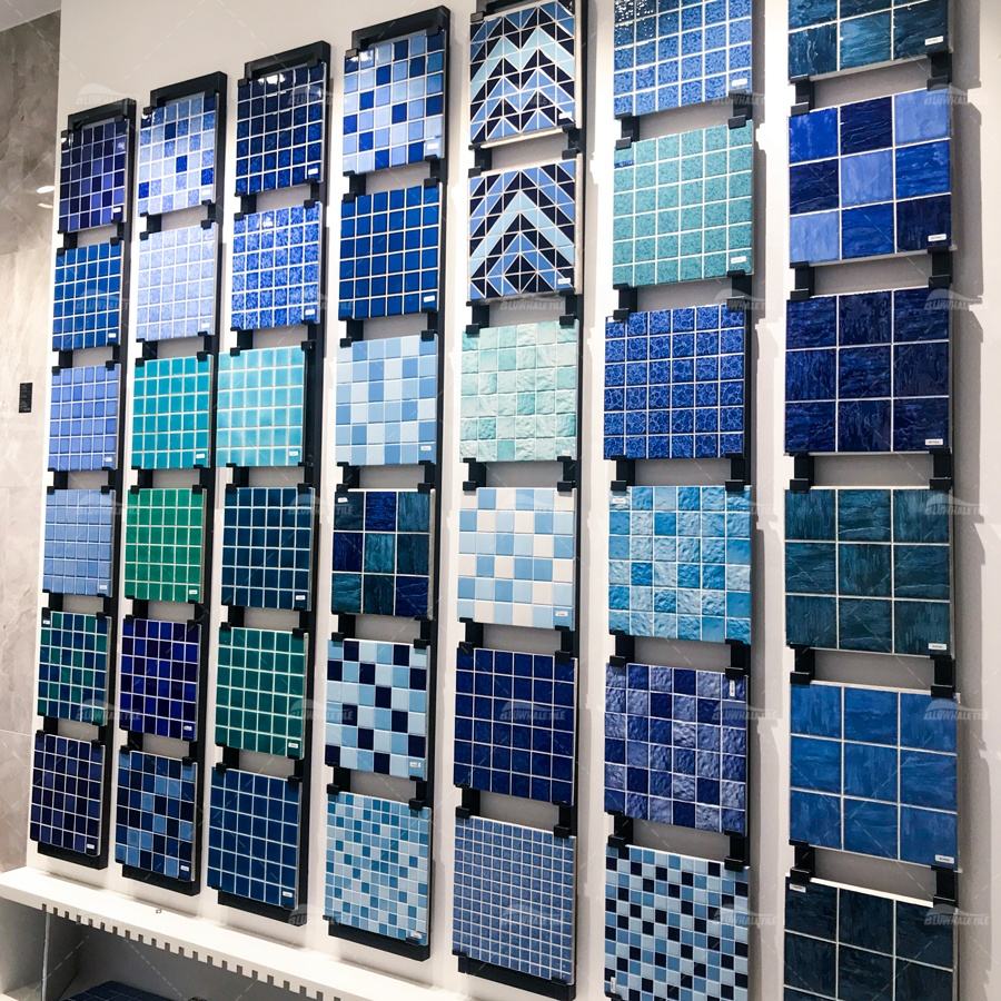[DSC-2607-99057] Gạch Mosaic Gốm Sứ Bluwhale Tile - Lát Bể Bơi, Phòng Tắm 23x23-100x100mm