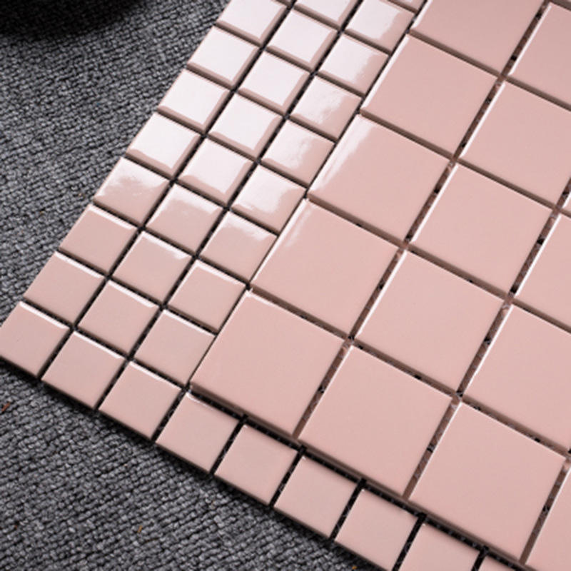 [DSC-2607-97966] Gạch Mosaic Gốm Hồng Gunuo 300x300mm - Kháng Khuẩn Chống Cháy