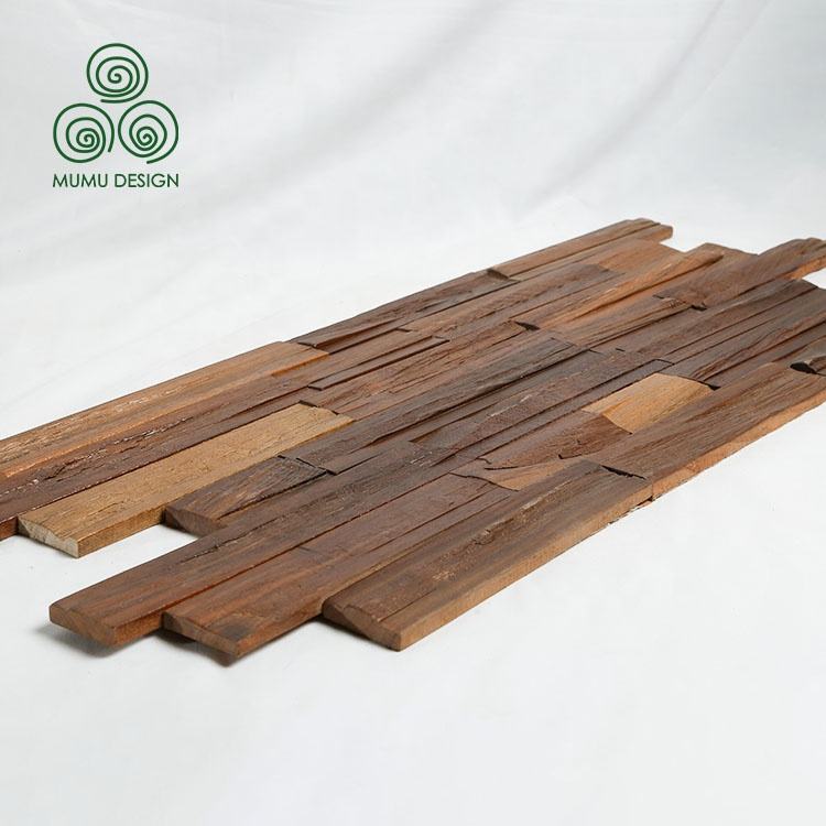 [DSC-2607-10052] Gạch Mosaic Gỗ Lục Giác HM-Q32 - Ốp Tường 3D Thiết Kế Khít Khớp