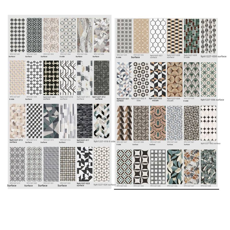[DSC-2607-92297] Gạch Mosaic Ceramic DAYIJIA Phong Cách Hiện Đại Trang Nhã Bề Mặt Bóng Mờ Chống Mài Mòn