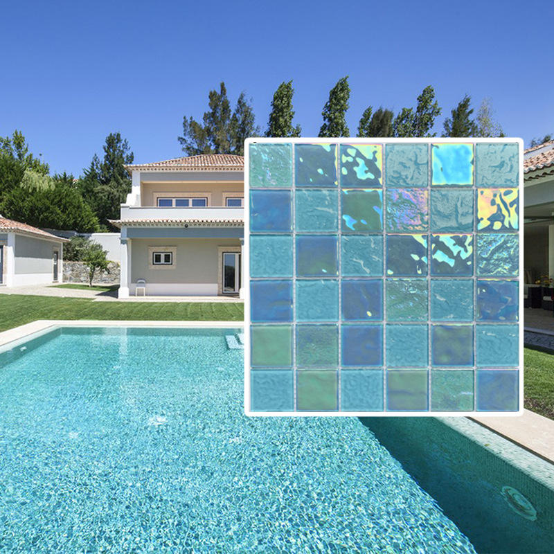 [DSC-2607-72547] Gạch mosaic kính pha lê JUST JUSTSP01 300 x 300 mm cho hồ bơi và trang trí ngoài trời