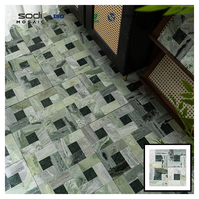 [DSC-2607-19166] Gạch Mosaic Đá Vôi SODIMOSAIC SPMZ-502 Lục Giác 300x300mm