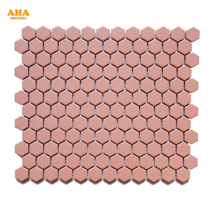 [DSC-2607-57937] Gạch Mosaic Lục Giác Ceramic Aha Mosaics HE2305 - Backsplash Bếp