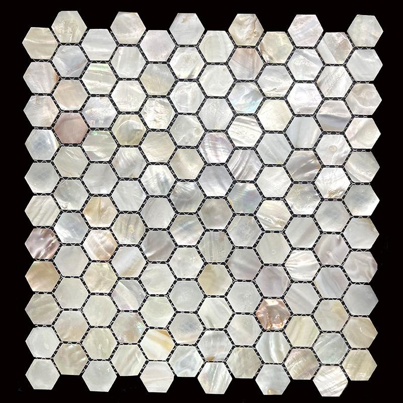 [DSC-2607-13869] Gạch Mosaic Vỏ Sò QED - Trang Trí Nội Thất Hiện Đại Chống Nước