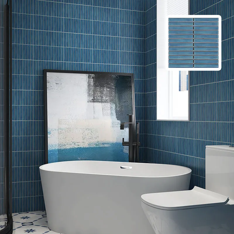 [107629359566] Customize Square Blue Tile Pool Iridescent Tile Swimming Pool Glass Mosaic for Luxurious Pool Design