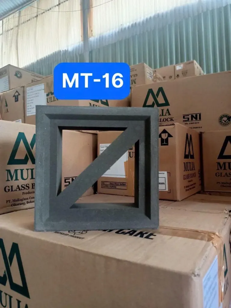 [DSC-MT-16] Gach thông gió xi măng lỗ chéo, KT 190x190x65mm, mã MT-16
