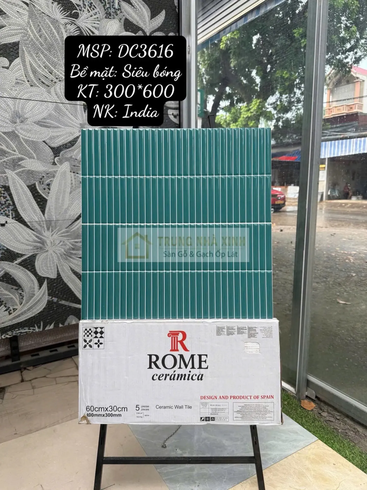 [DSC-DC3616] Gạch mosaic que siêu bóng, KT vỉ 300x600mm, mã DC3616
