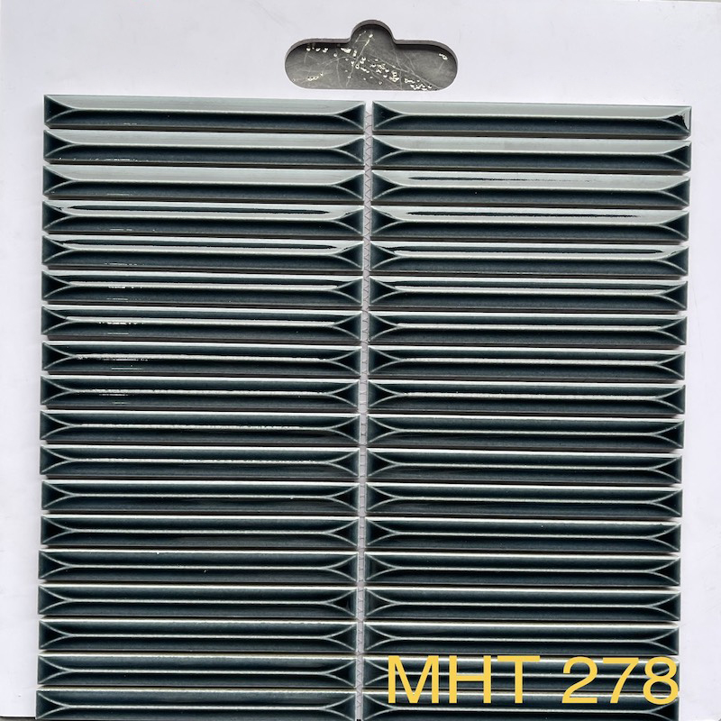 Gạch Que Đũa 295 mm x 313 mm Màu Đen MHT 278