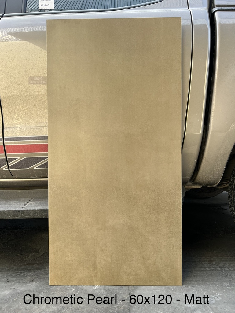 Gạch Ấn Độ 600x1200mm Men Matt Chrometic Pearl