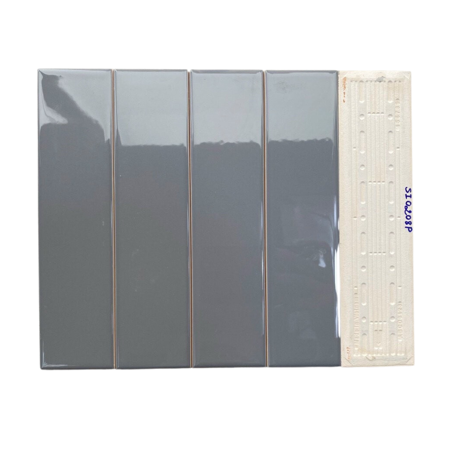 Gạch thẻ xám bóng phẳng hàng ưu KT 50x200mm mã SI0208P_S